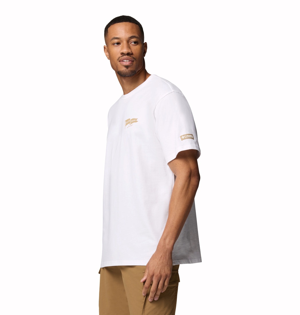 Columbia Men's CSC Heavyweight Back Graphic T-Shirt White 02