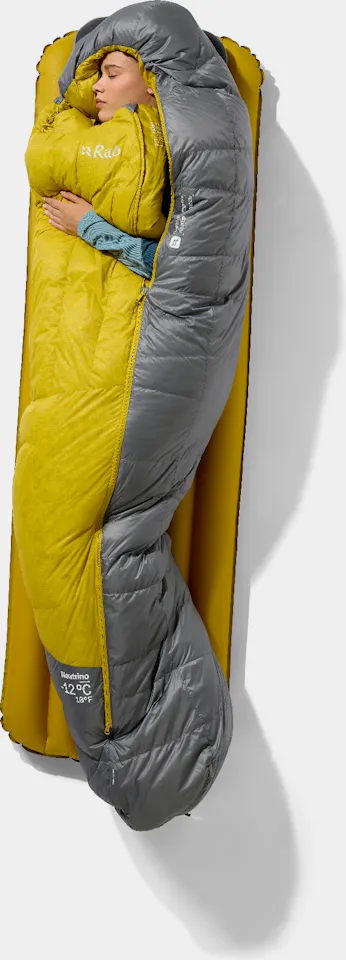 Rab Women's Neutrino -12 Harmaa/Keltainen 11