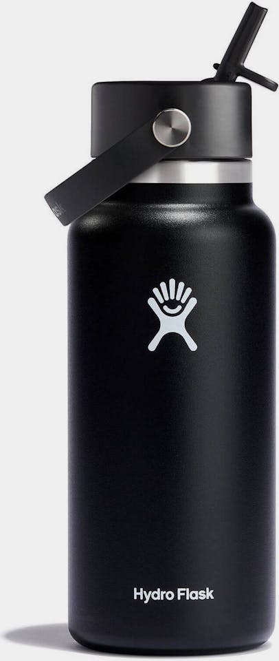 Hydro Flask 32oz Wide Flex Straw Cap Black 01