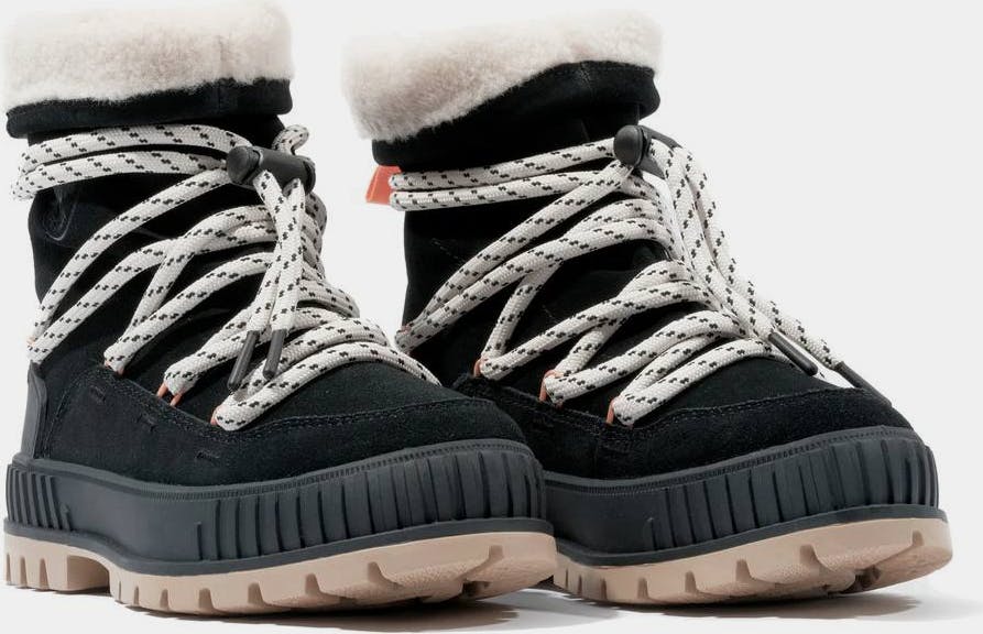 Palladium Women's Pallashock Hiver - Naisten talvikengät Musta 01