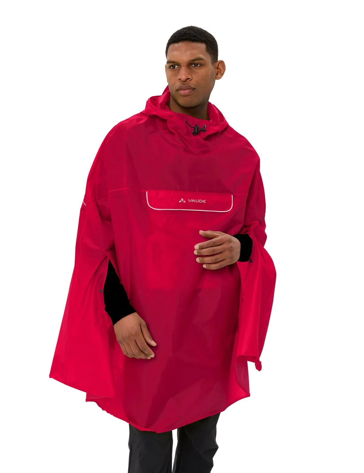 Vaude Valdipino Poncho, Ortlieb Back-Roller Core, Vaude Helmet Raincover Keltainen 32