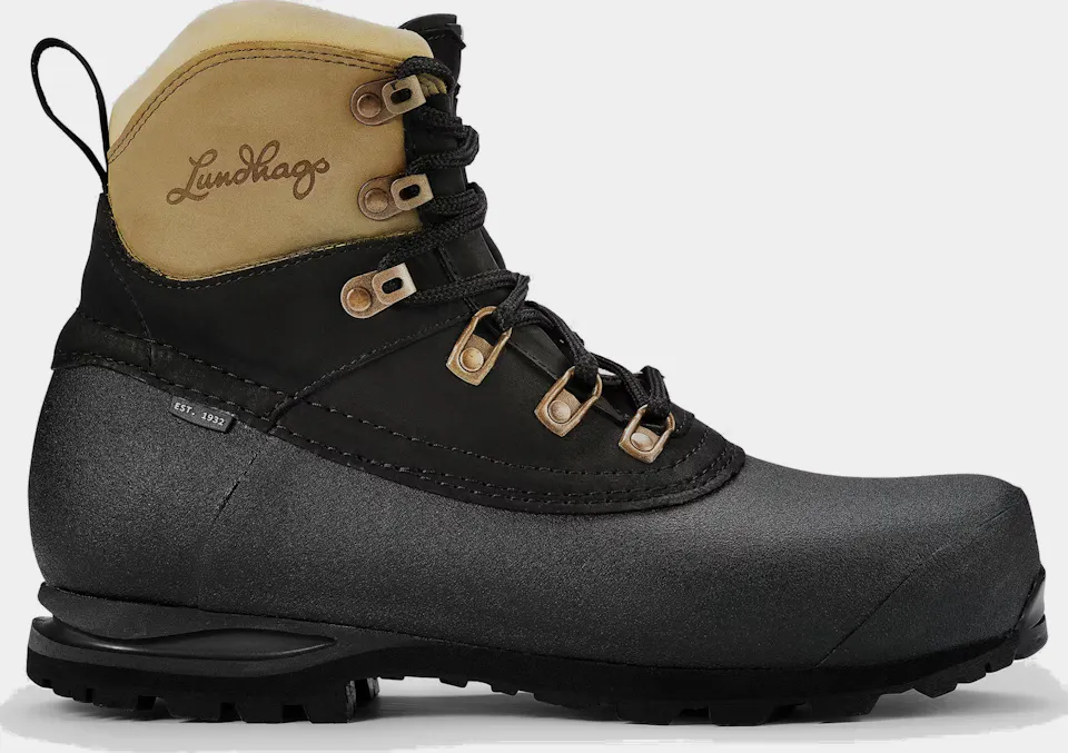 Lundhags Men's Padje Light Trekking Boot Mid Musta/Oliivi 01