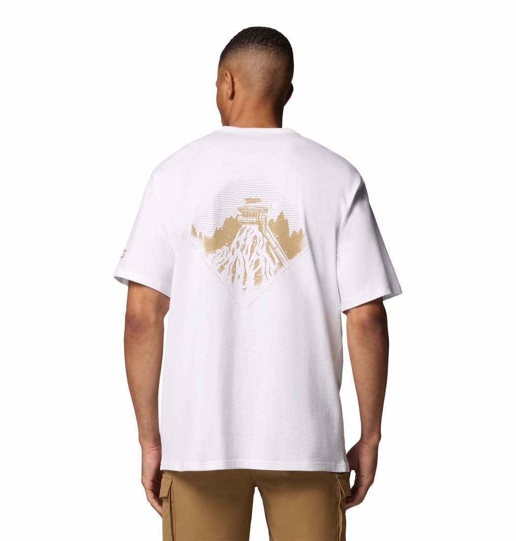 Columbia Men's CSC Heavyweight Back Graphic T-Shirt White 06