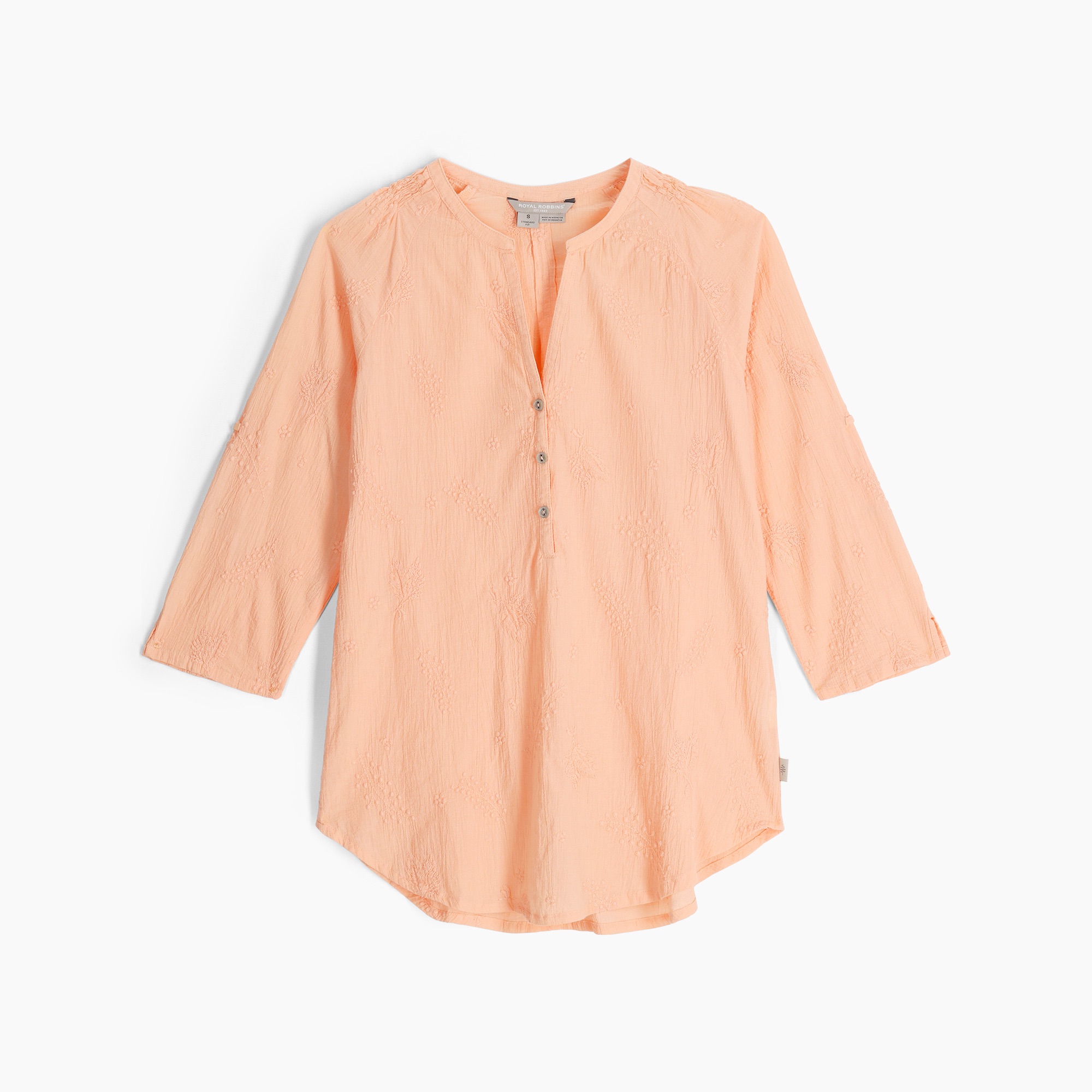 Royal Robbins Women's Oasis Tunic II 3/4 Sleeve Pacific Sunset 02