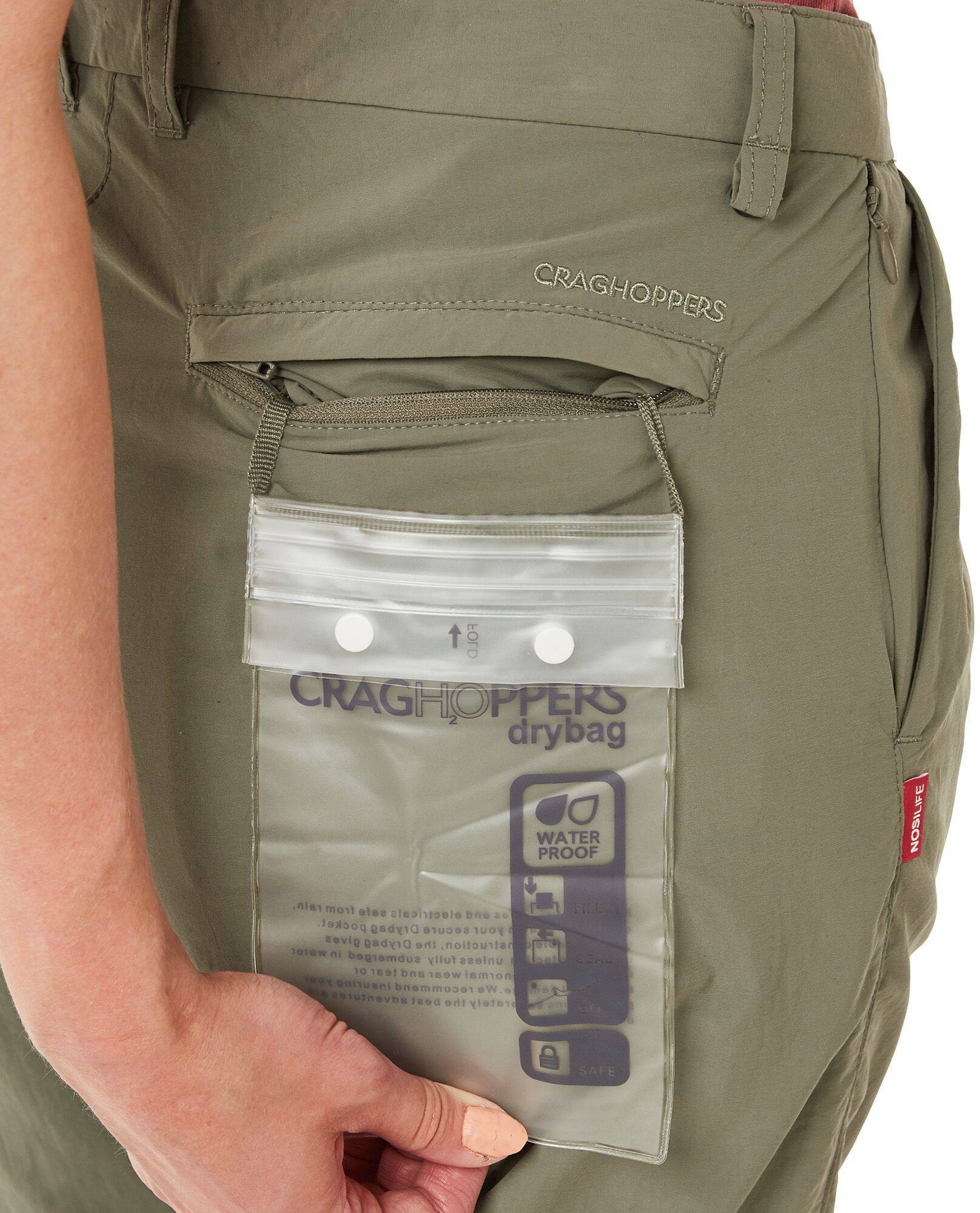 Craghoppers Women's Nosilife Convertible Trousers Moss 02