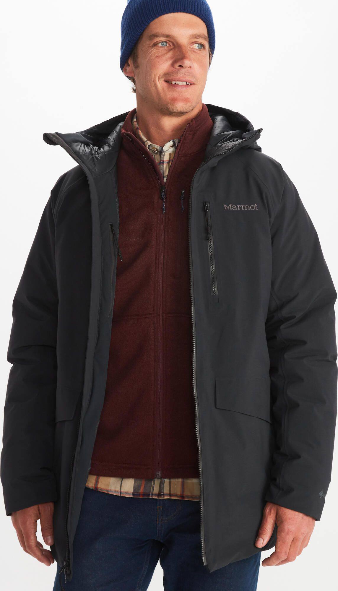 Marmot Men's Oslo GTX Jacket - Miesten vedenpitävä untuvatakki Musta 03