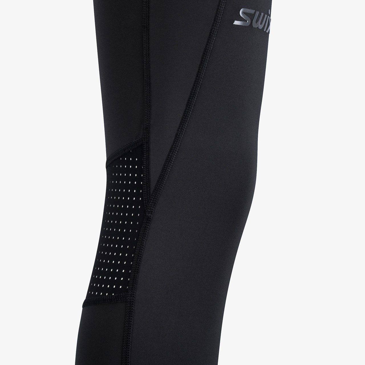 Swix Women's Pace High Waist Cropped Tights Black 06