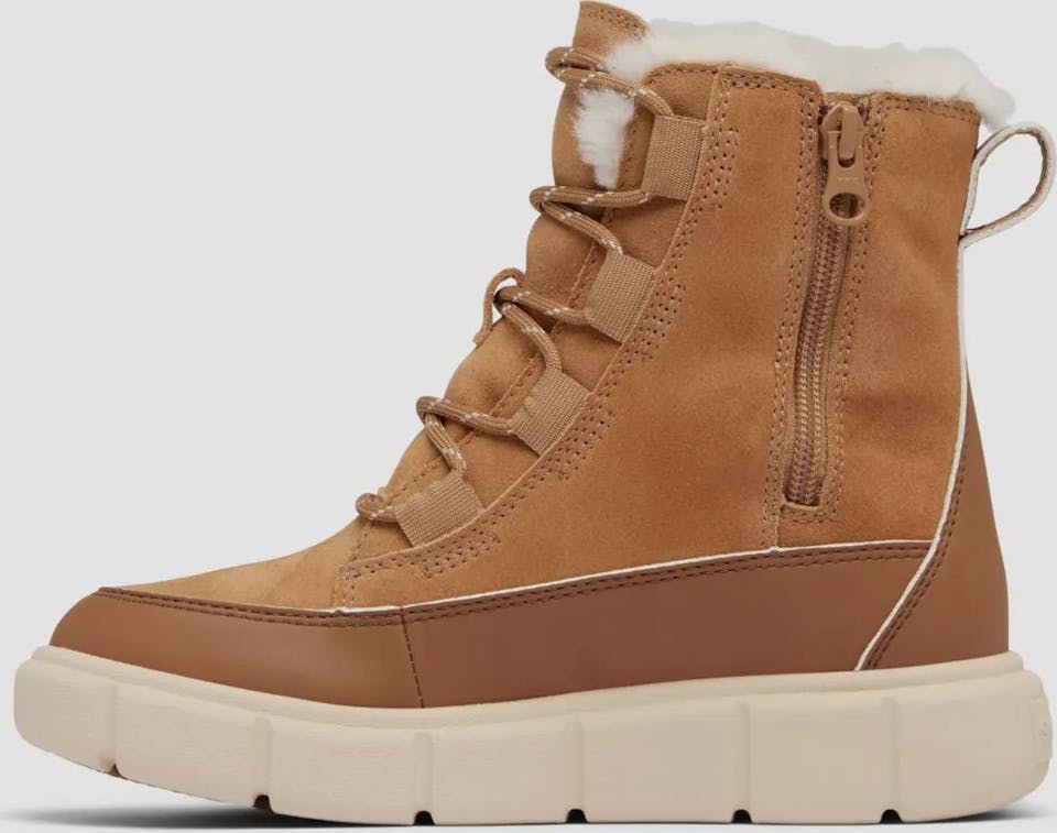 Sorel Youth Explorer III Lace Tawny Buff, Bleached Ceramic 04