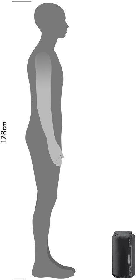 Ortlieb Dry-Bag Light PS10, 12 L Musta 05