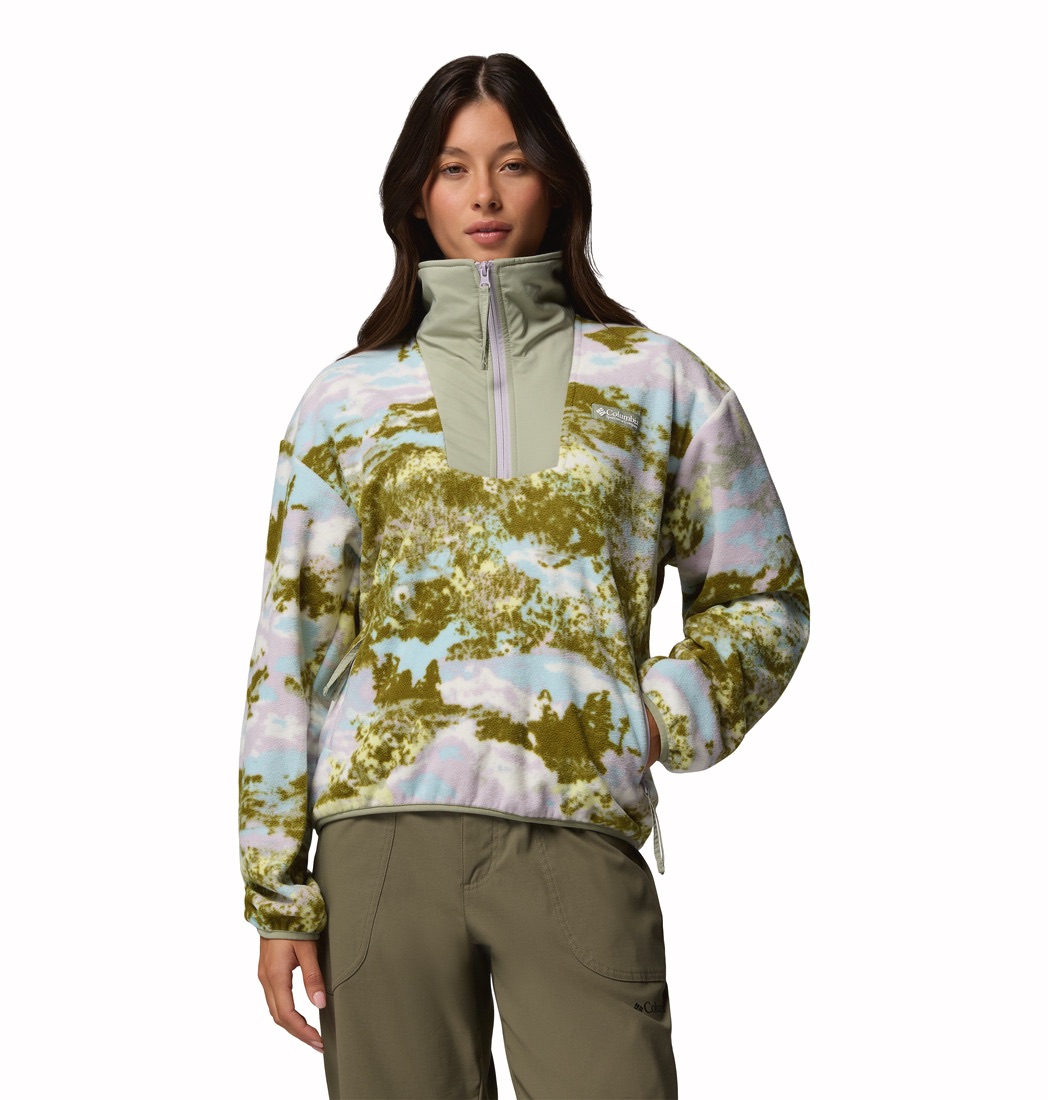 Columbia Women's Sequoia Grove Print Half Zip Fleece