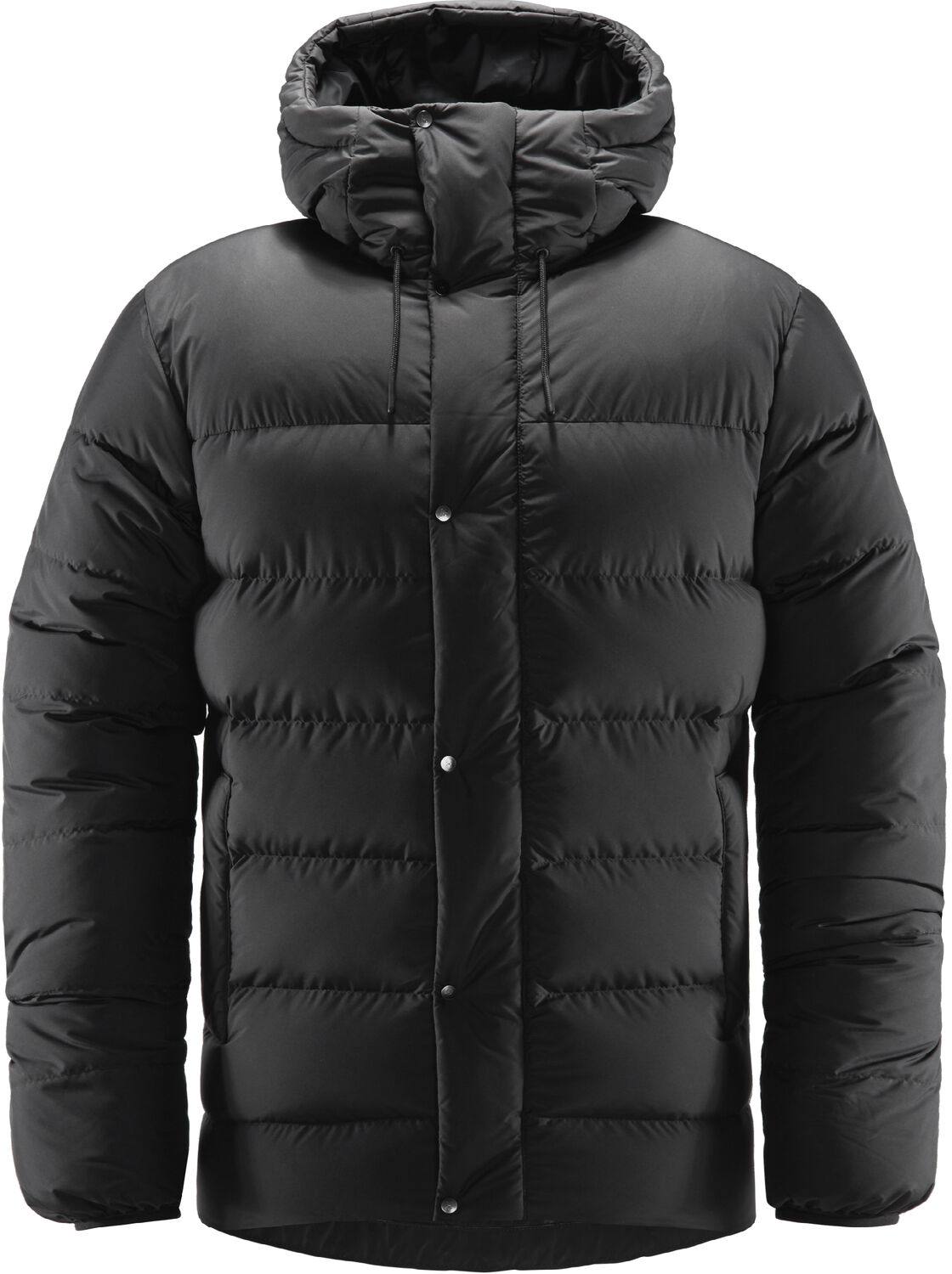 Hajotrawa Mens Hooded Outdoors Loose Packable Mid Long Autumn Winter Down Jacket