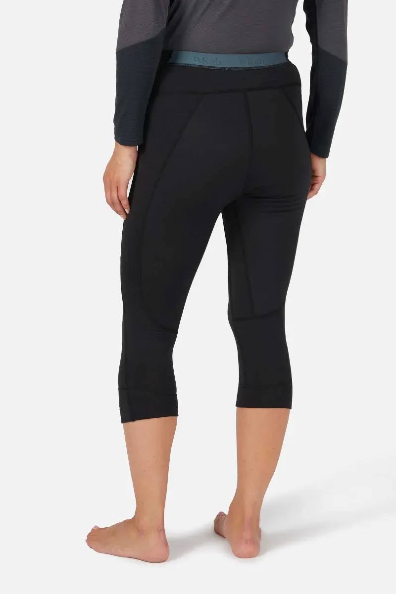 Rab Women's Ocular 3/4 Tights Musta 02