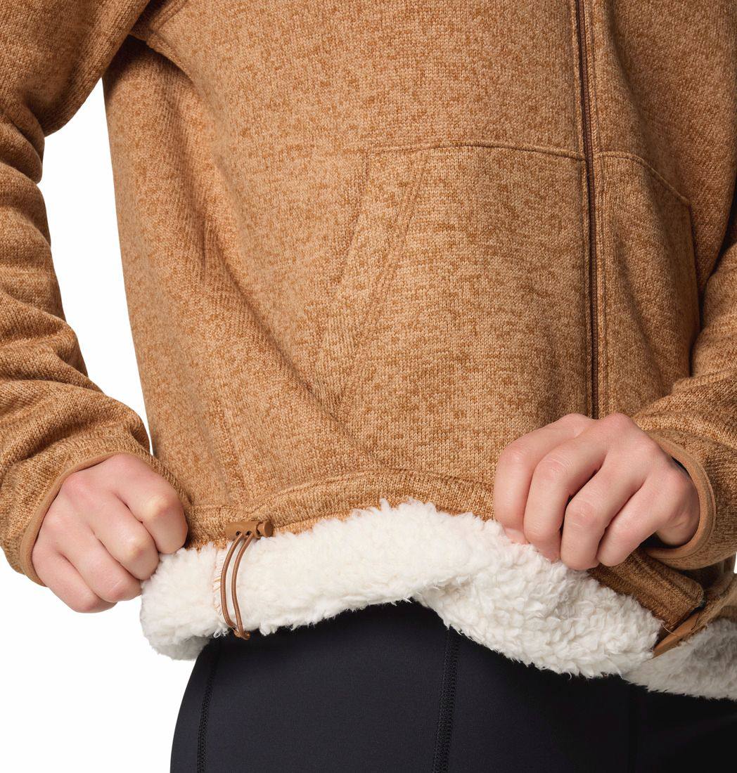 Columbia Women's Sweater Weather Sherpa Full Zip Camel 05