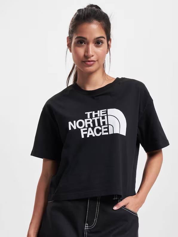 The North Face Women's Cropped Easy Tee Black 03