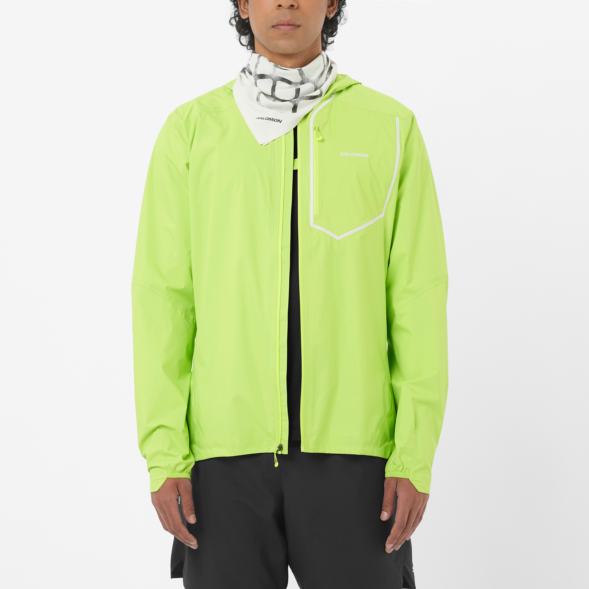 Salomon Men's Bonatti Pro Jacket Acid Lime 03