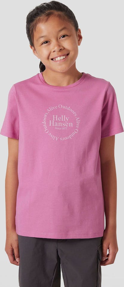 Helly Hansen Jr Graph Tee Pink 04