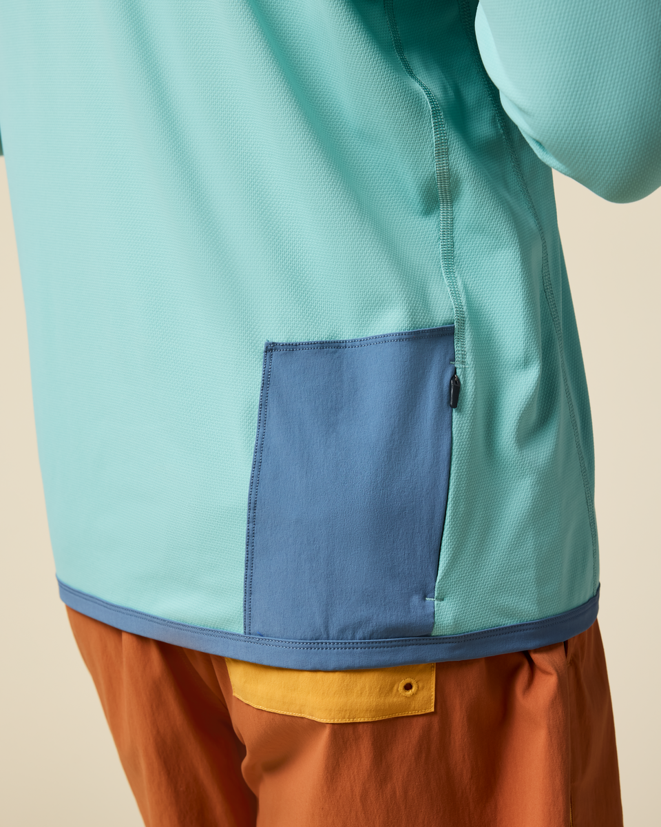 Cotopaxi Men's Sombra Sun Hoodie Pool Blue 06