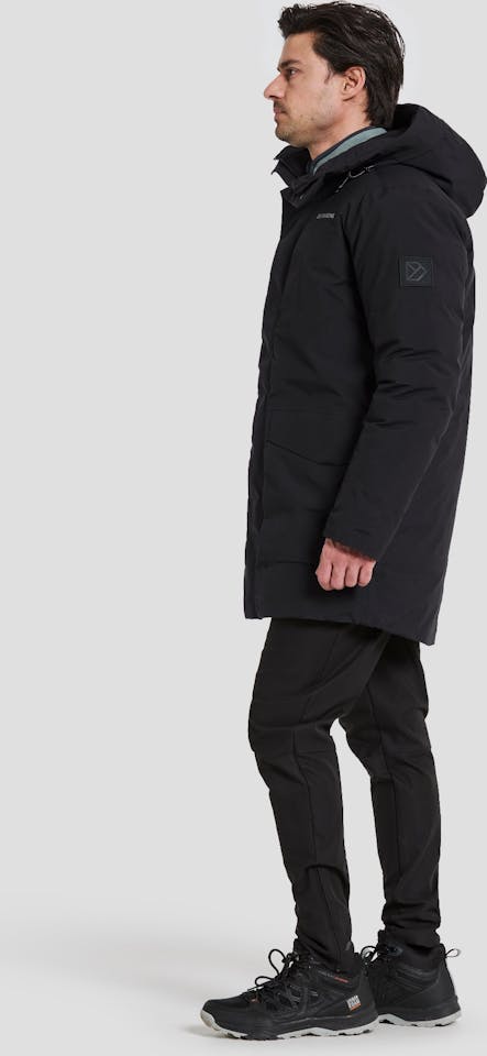 Didriksons Men's Akilles 2 Parka - Miesten talvitakki Musta 12