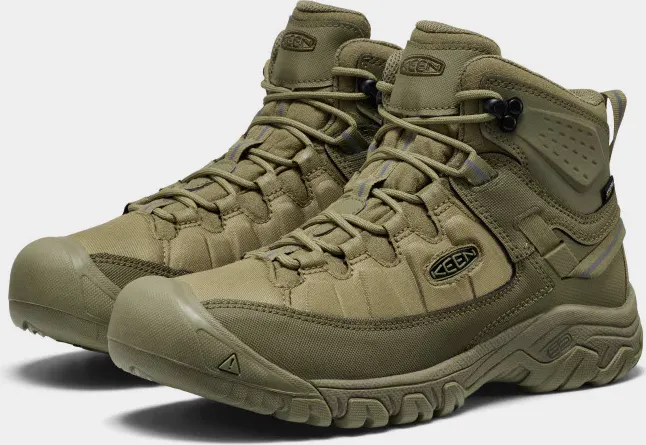 Keen Men's Targhee Exp Mid Waterproof Olive 01