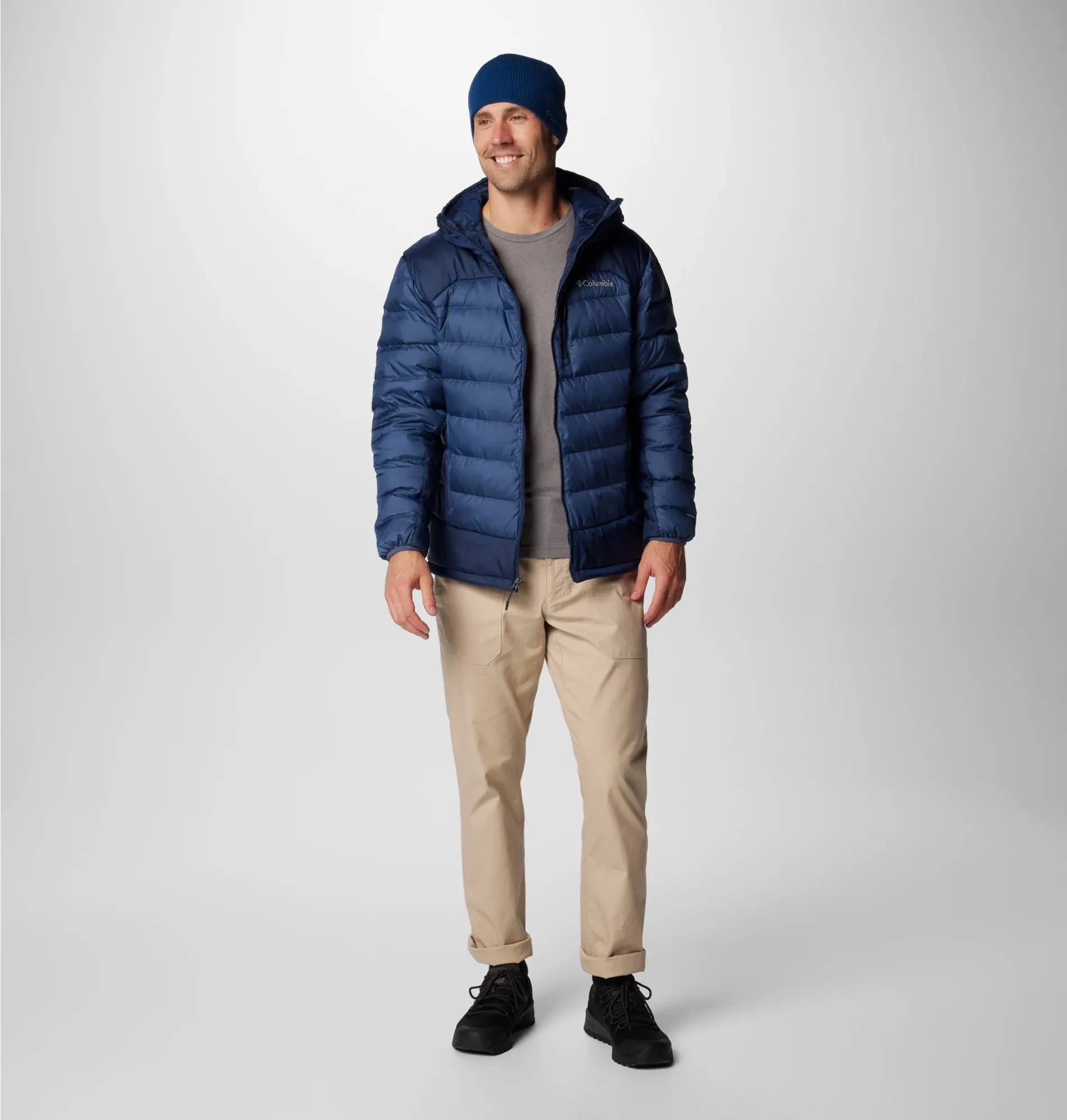 Columbia Men's Autumn Park II Down Hood Jacket - Miesten untuvatakki Dark Mountain 03