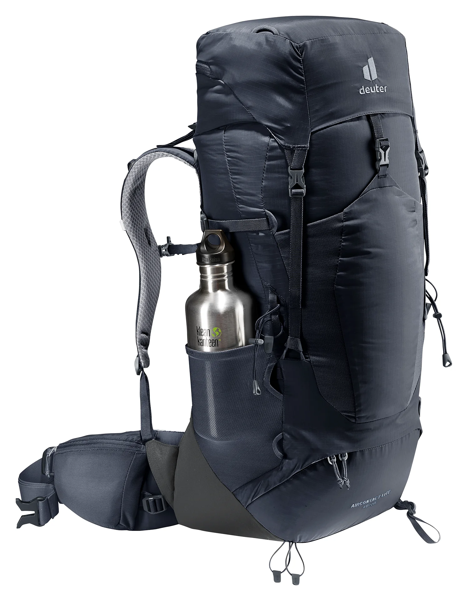Deuter Aircontact Lite 40+10 Musta / Grafiitti 07