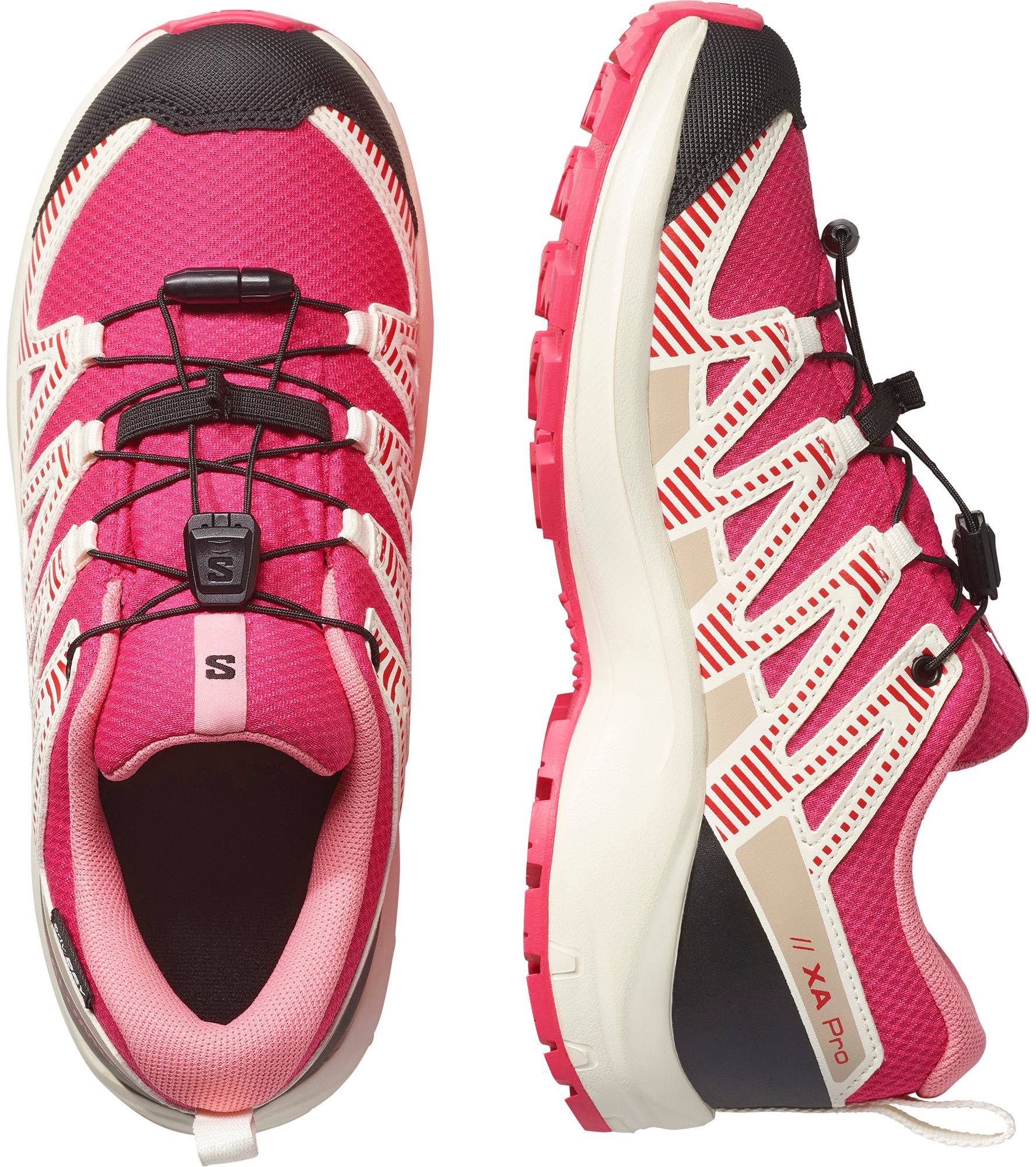 Salomon XA Pro V8 Waterproof Jr Rouge Red/Vanilla Ice/Flamin 05