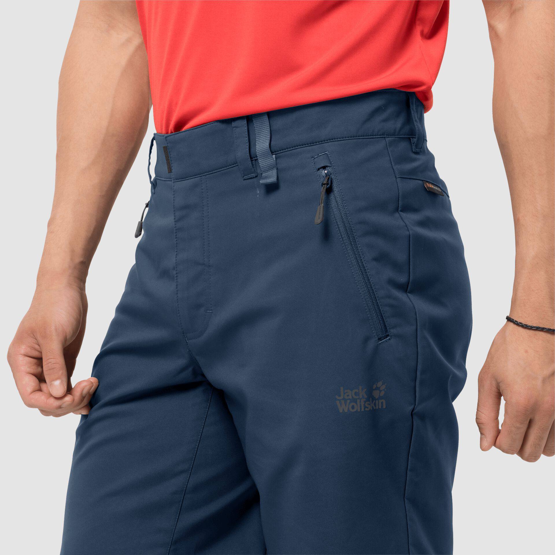 Jack Wolfskin Active Track Shorts Men Blue 04