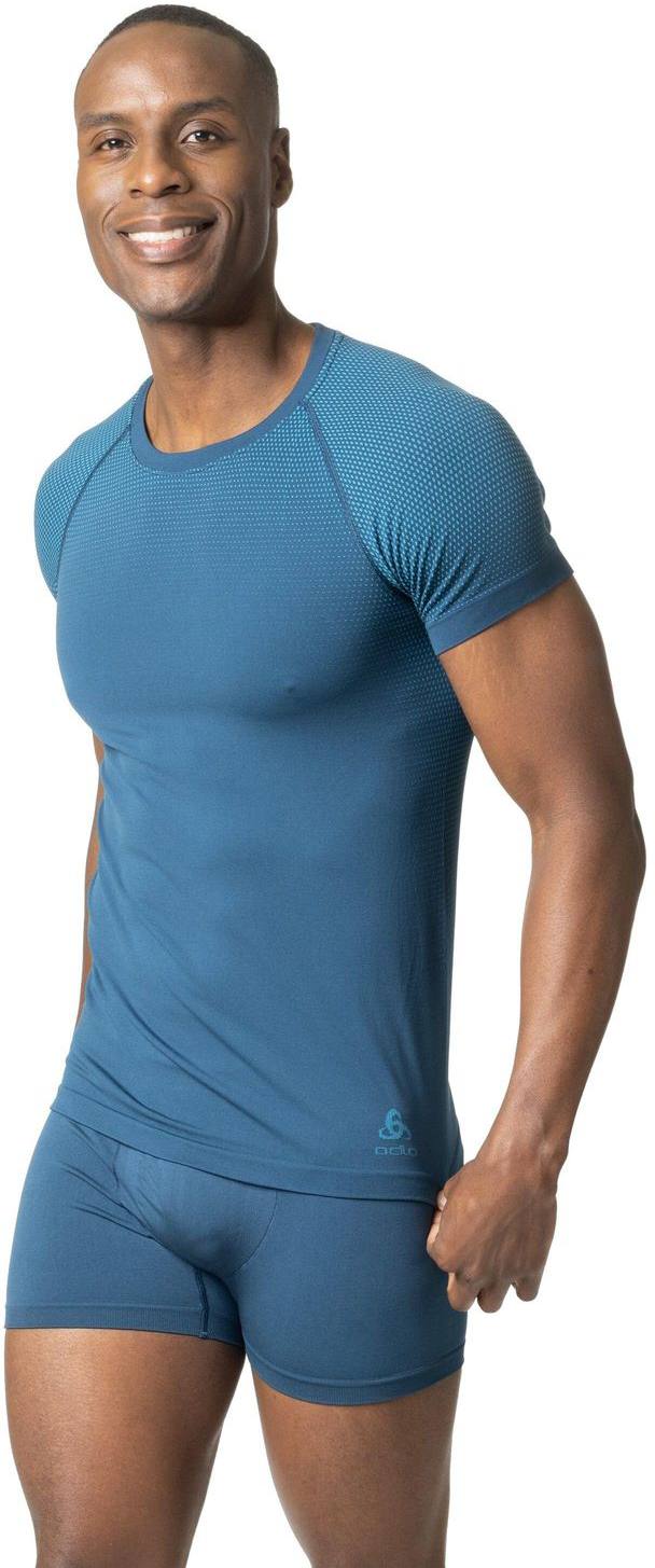 Odlo Men's The Performance Light Eco Short Sleeve T-shirt Sininen 04