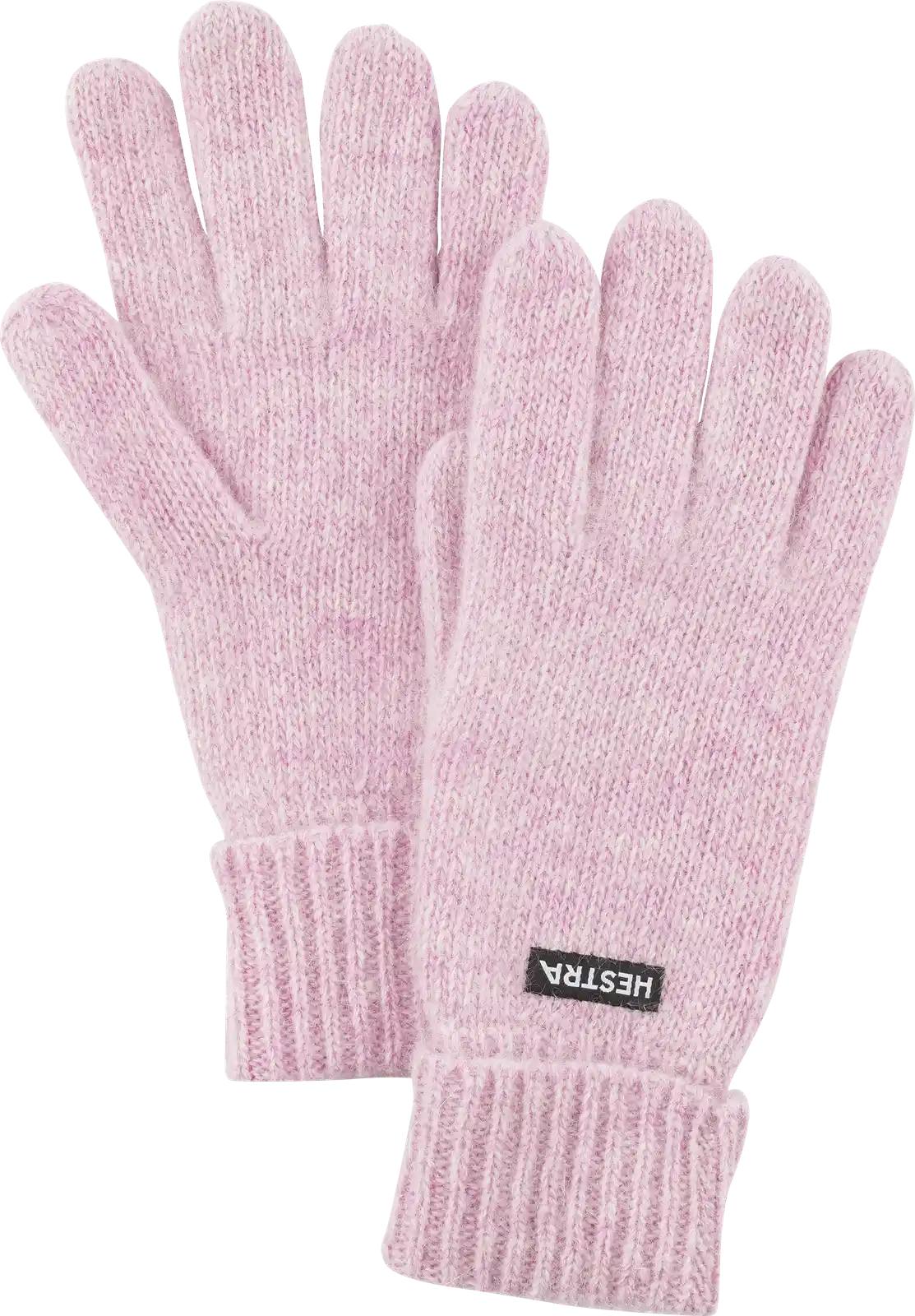 LIOOBO 1Pair Girls Gloves Suede Leather Free Size Warm Winter Cycling Sports Travel Outdoor Mittens Xmas Gift with String Pink 
