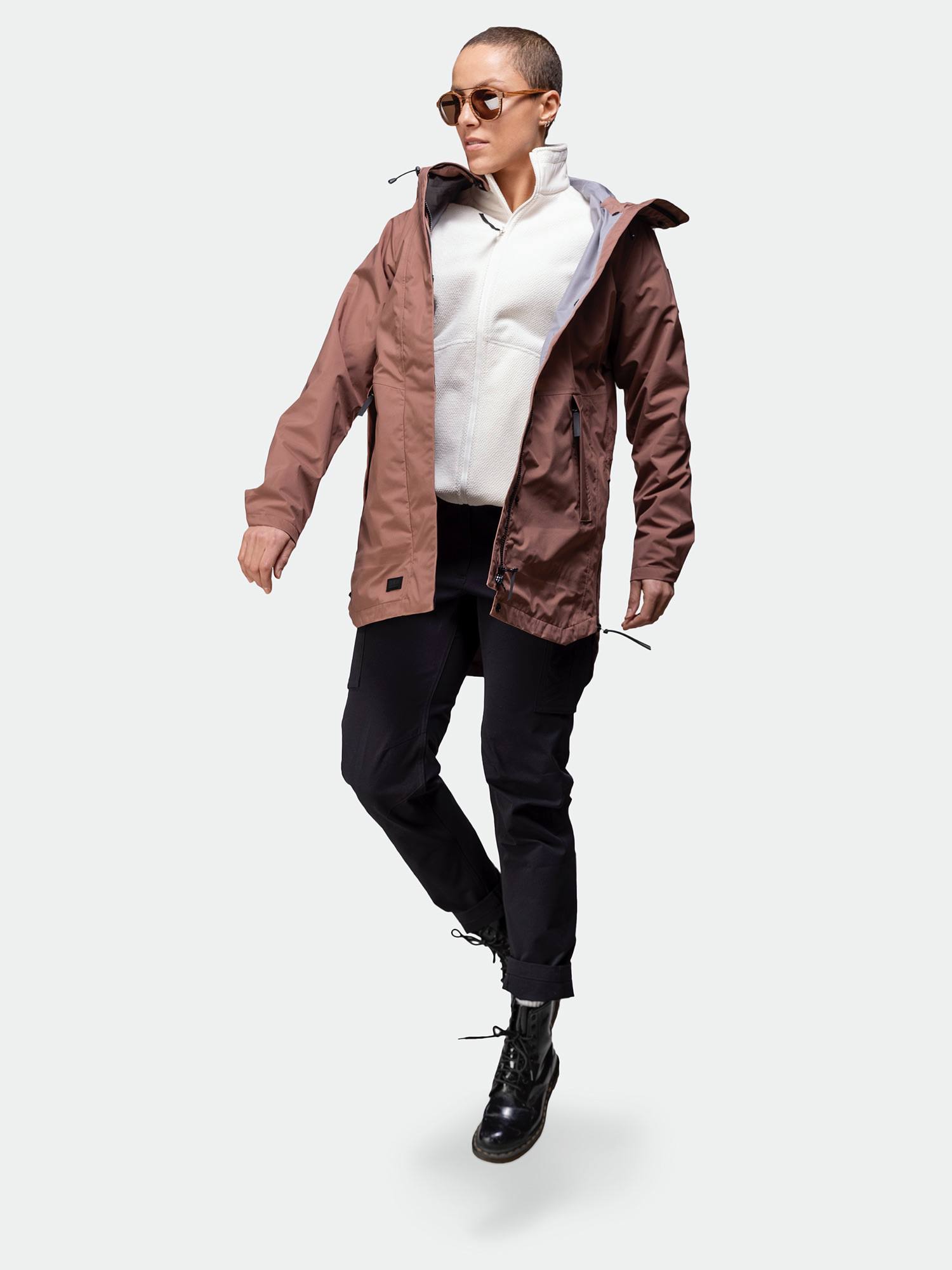 Halti Women's Kurvi 3L Parka Nutmeg Brown 05