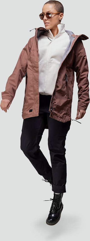 Halti Women's Kurvi 3L Parka Nutmeg Brown 05