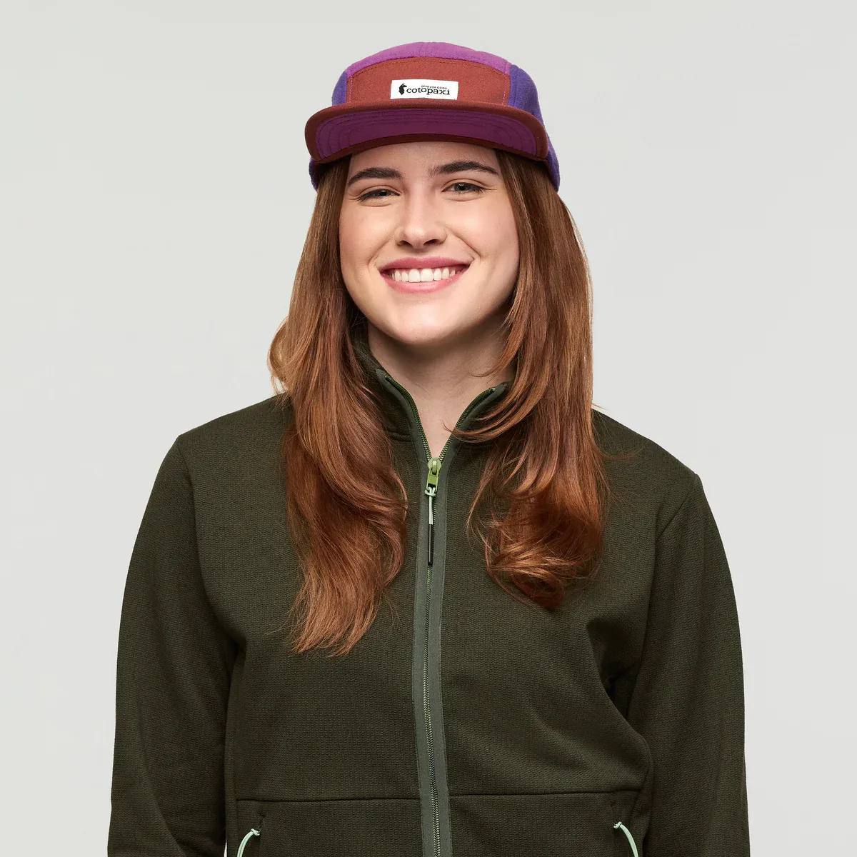 Cotopaxi Fleece 5 Panel Hat Rust 02