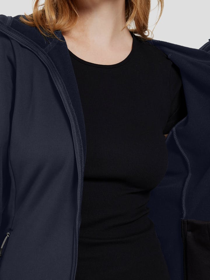 Didriksons Women's Anneli 2 Full Zip Dark Night blue 08