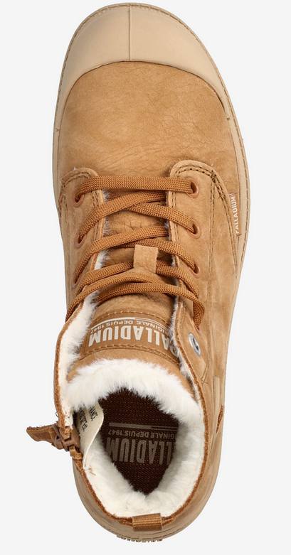 Palladium Women's Pampa Zip Hi Wl Vaaleanruskea 03