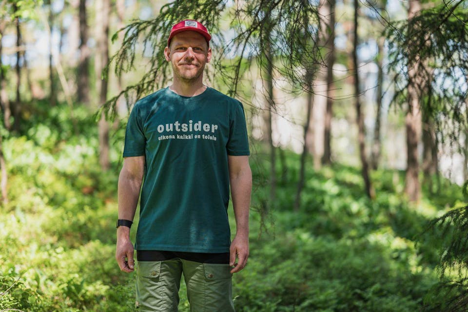 Scandinavian Outdoor Metsä t-paita outsider Green 01