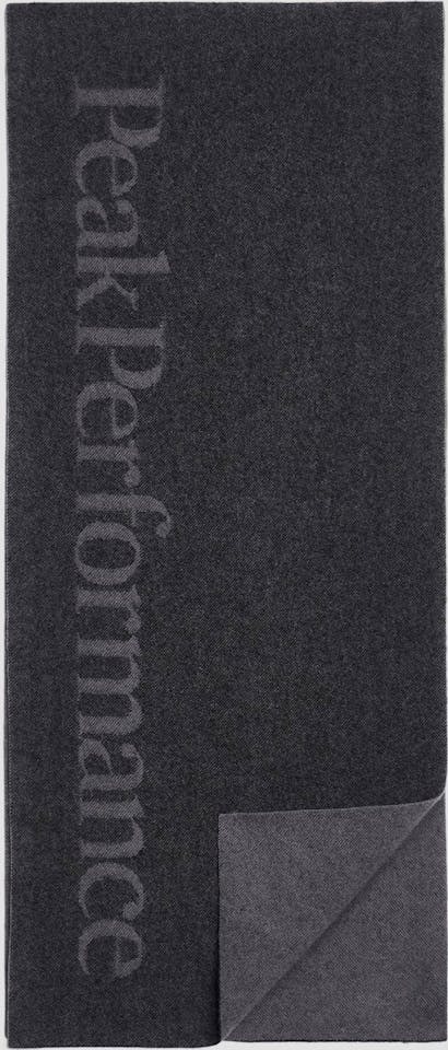 Peak Performance Wool Scarf Black 01