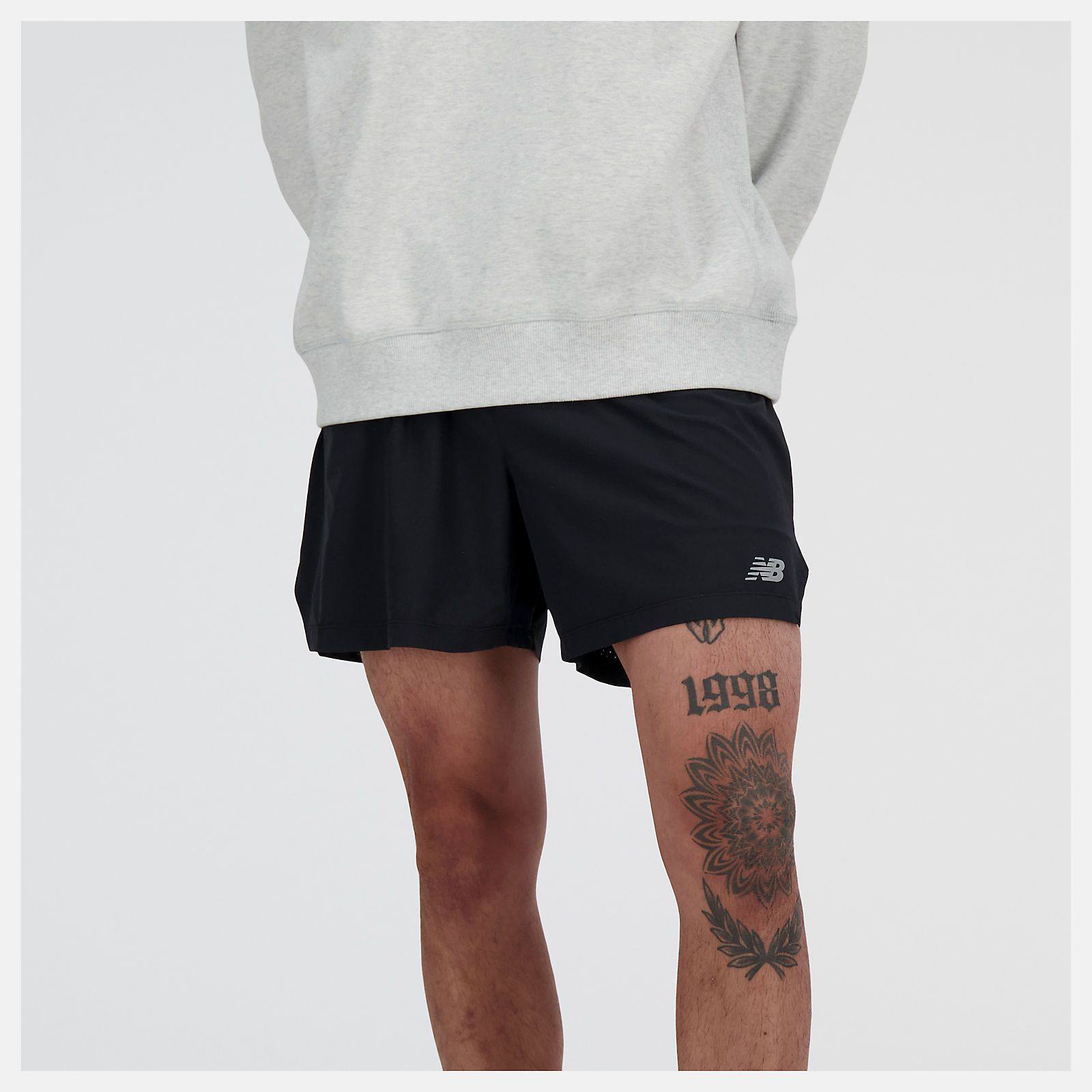 New Balance Men's RC Seamless Short 5" Black 10