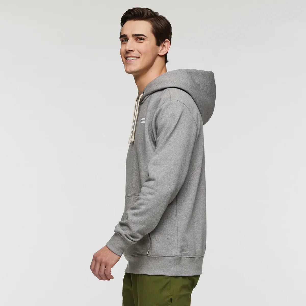 Cotopaxi Men's Llama Patch Pullover Hoodie Light grey 04