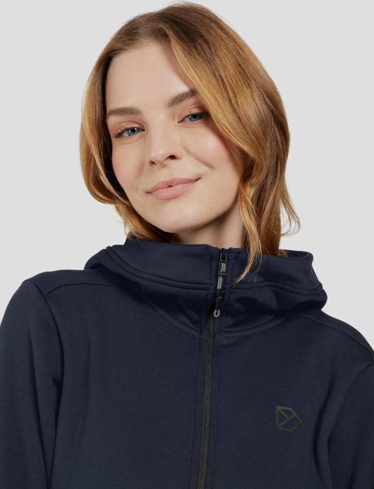 Didriksons Women's Anneli 2 Full Zip Dark Night blue 07