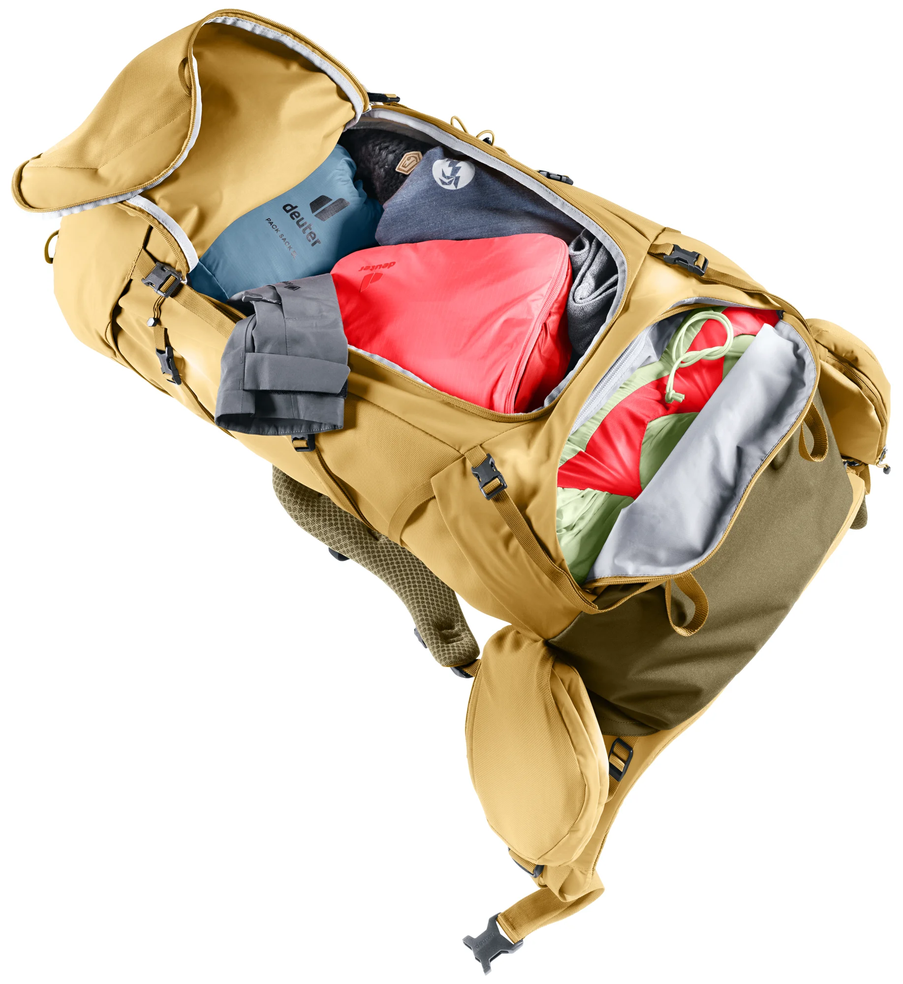 Deuter Aircontact Core 55+10 SL Savanna Nori 08