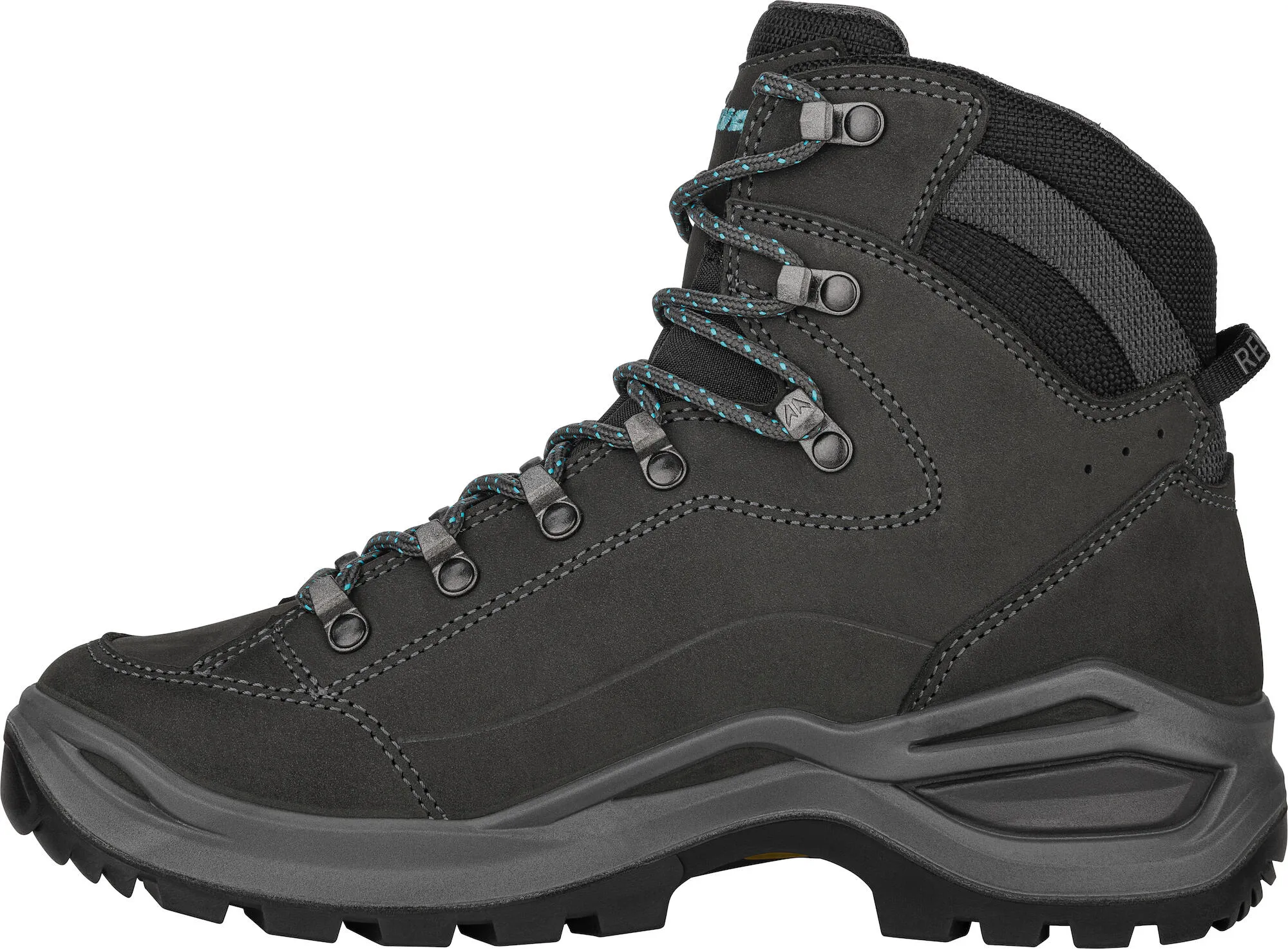 Lowa Women's Renegade Evo Mid GTX Wide Asphalt/Turquoise 04