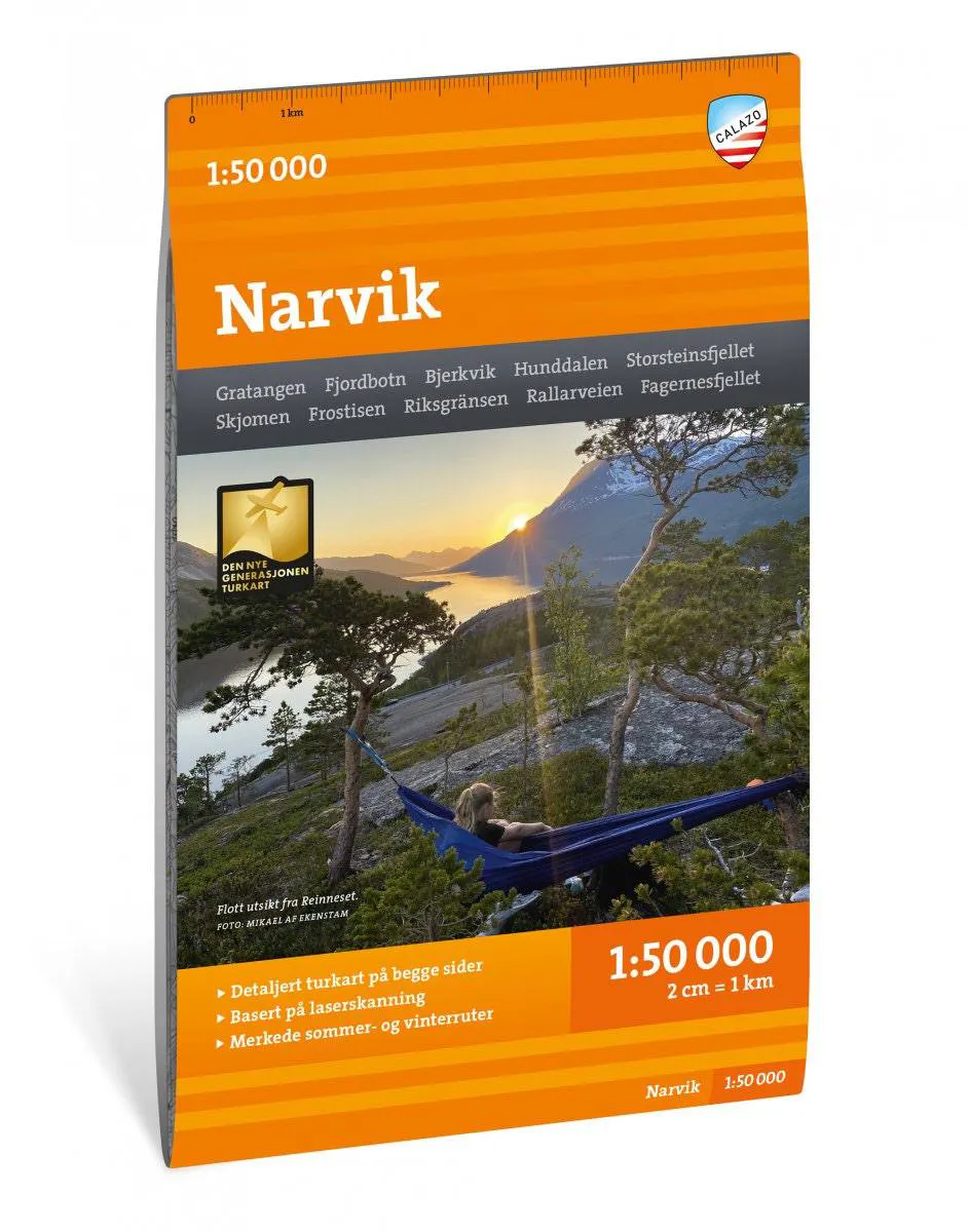 Нарвик Тайвек 1:50000