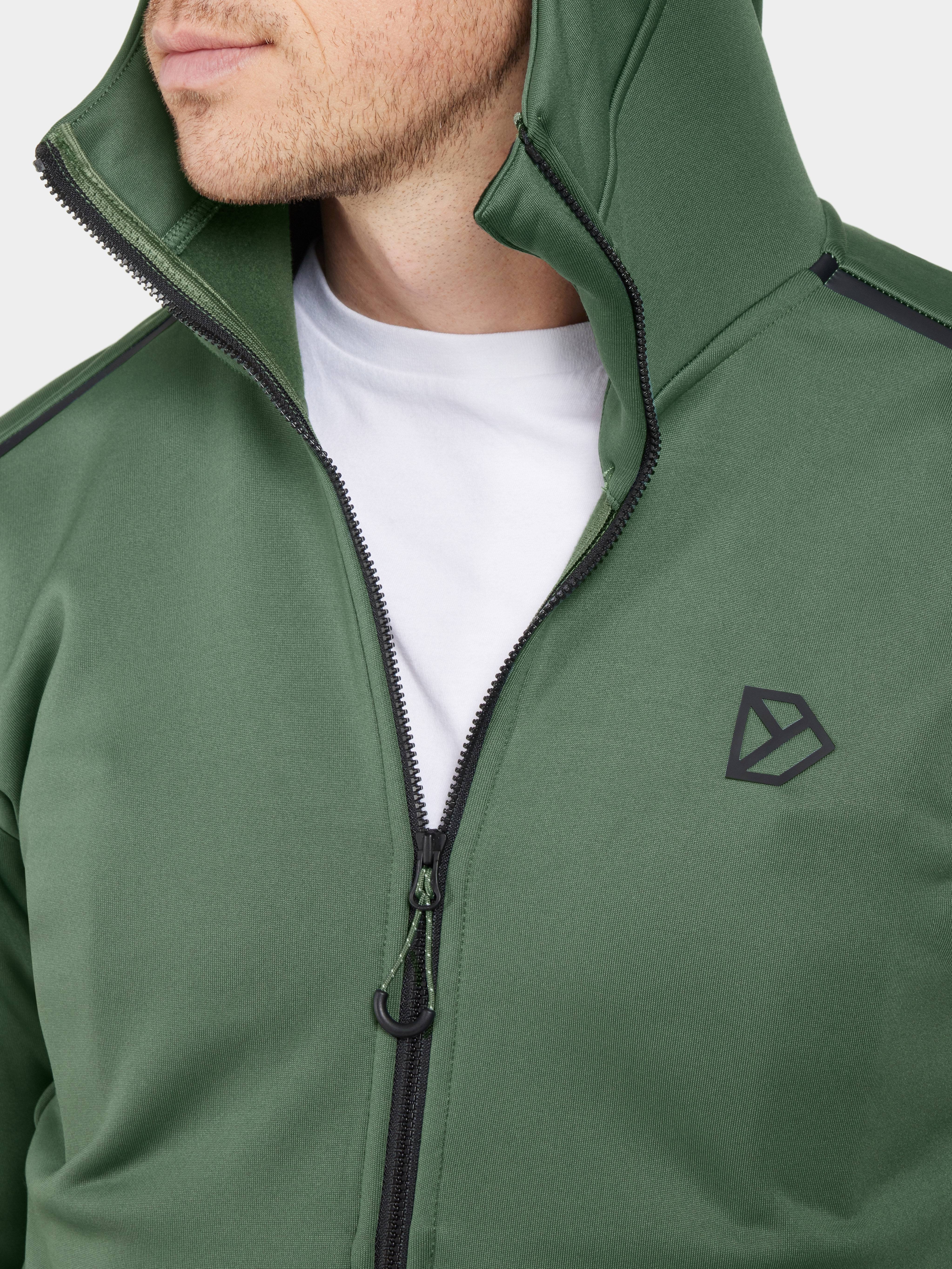 Didriksons Men's Acke 4 Full Zip Dark Moss 08