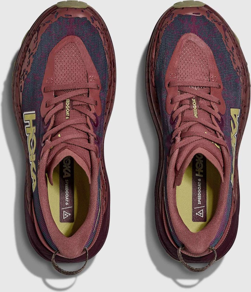 Hoka Women's Speedgoat 6 Rouge / Black Cherry 05