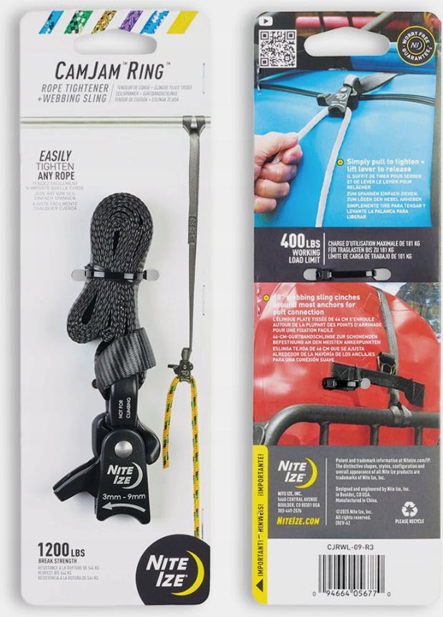 Nite Ize CamJam L Ring Rope Tightener + Sling  03