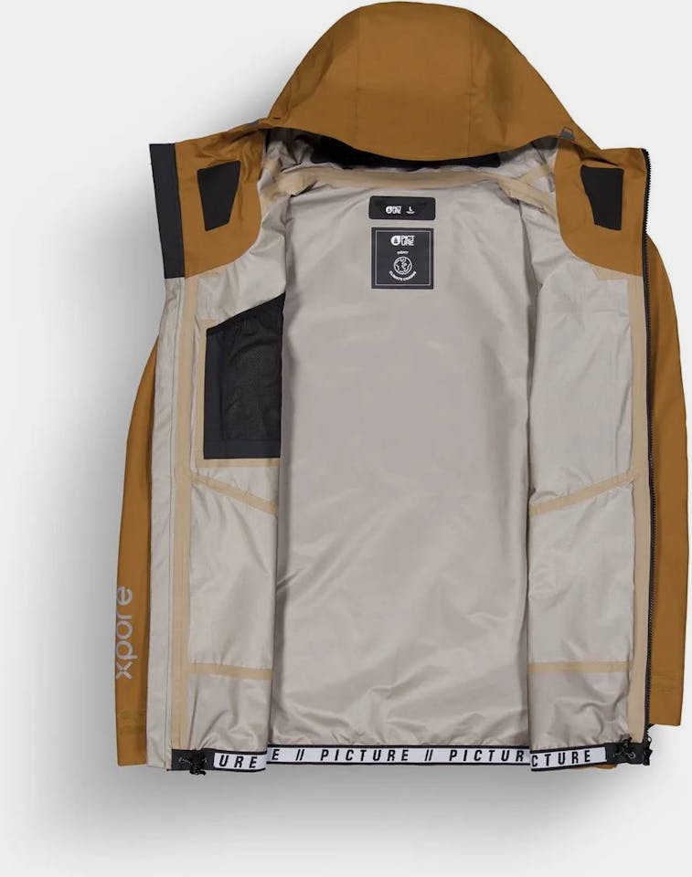 Picture Organic Clothing Men's Welcome 3L Xpore Jacket Chocolate 03