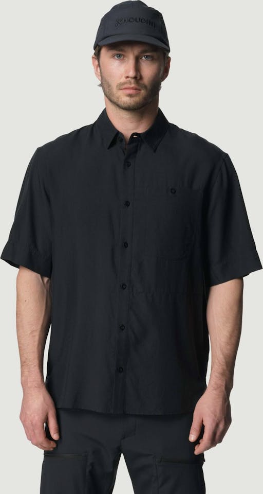 Houdini Men's Tree Short Sleeve Shirt Black 01