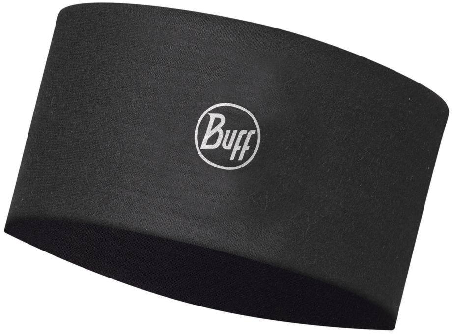 Buff Coolnet UV Wide Headband Black Solid