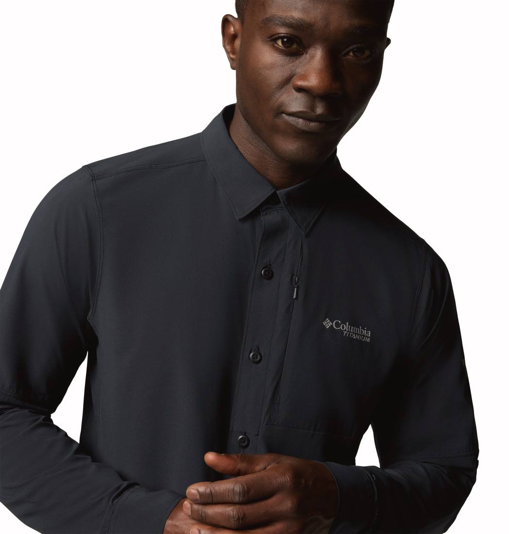 Columbia Men's Cirque River Vent LS Shark 04