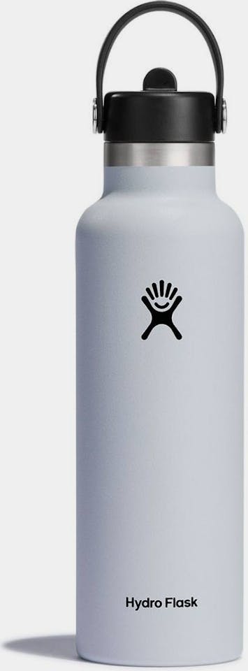 Hydro Flask 21 Oz Standard Flex Straw Cap White 01